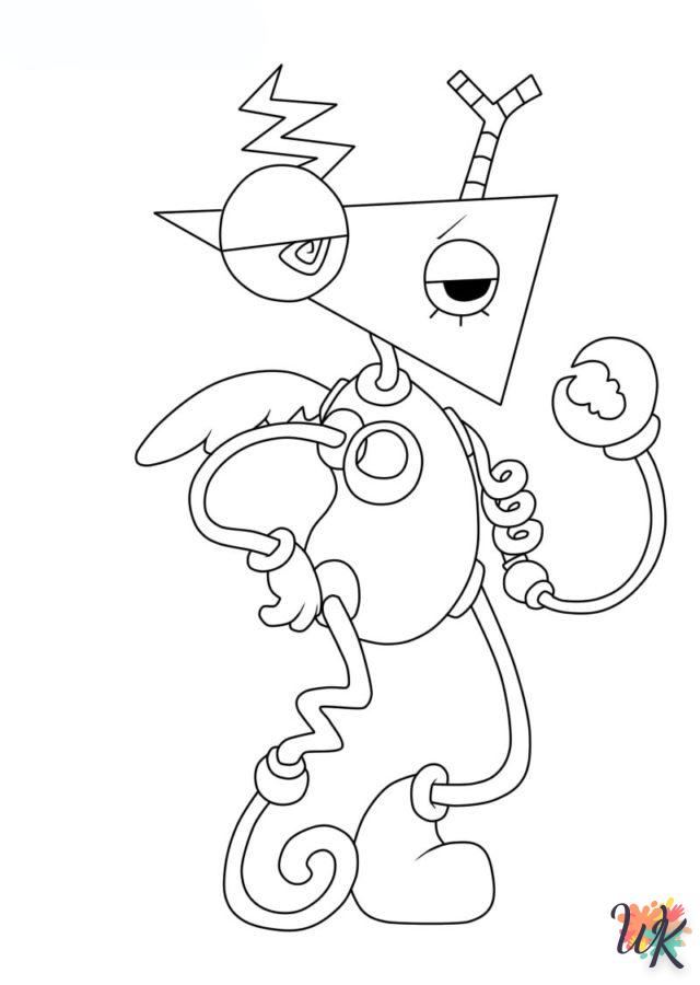 coloriage The Amazing Digital Circus  en ligne gratuit pour 12 ans 1