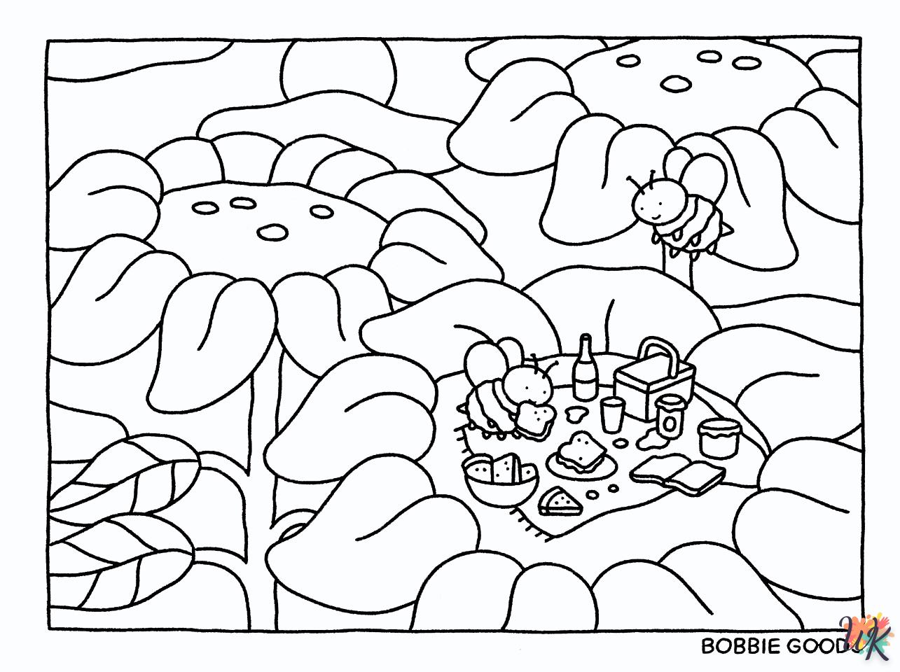 coloriage Bobbie Goods  automne en ligne gratuit à imprimer 1