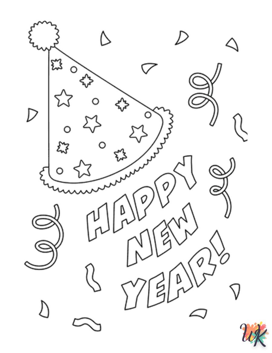 coloriage 2024  pour enfant de 3 ans