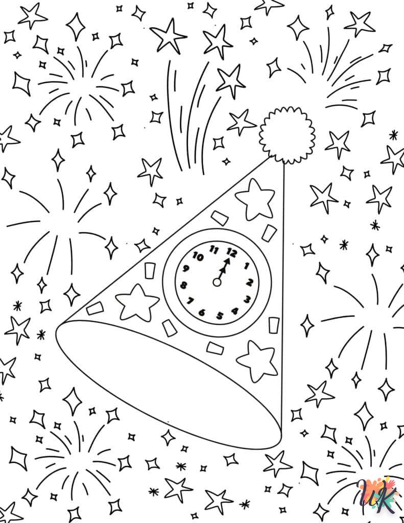 coloriage 2024  d'enfant a imprimer