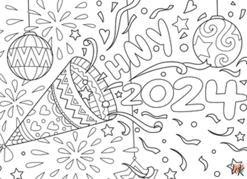 coloriage 2024  a dessiner en ligne