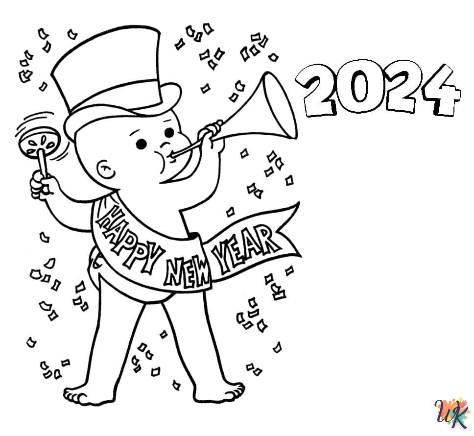 coloriage 2024  et dessins