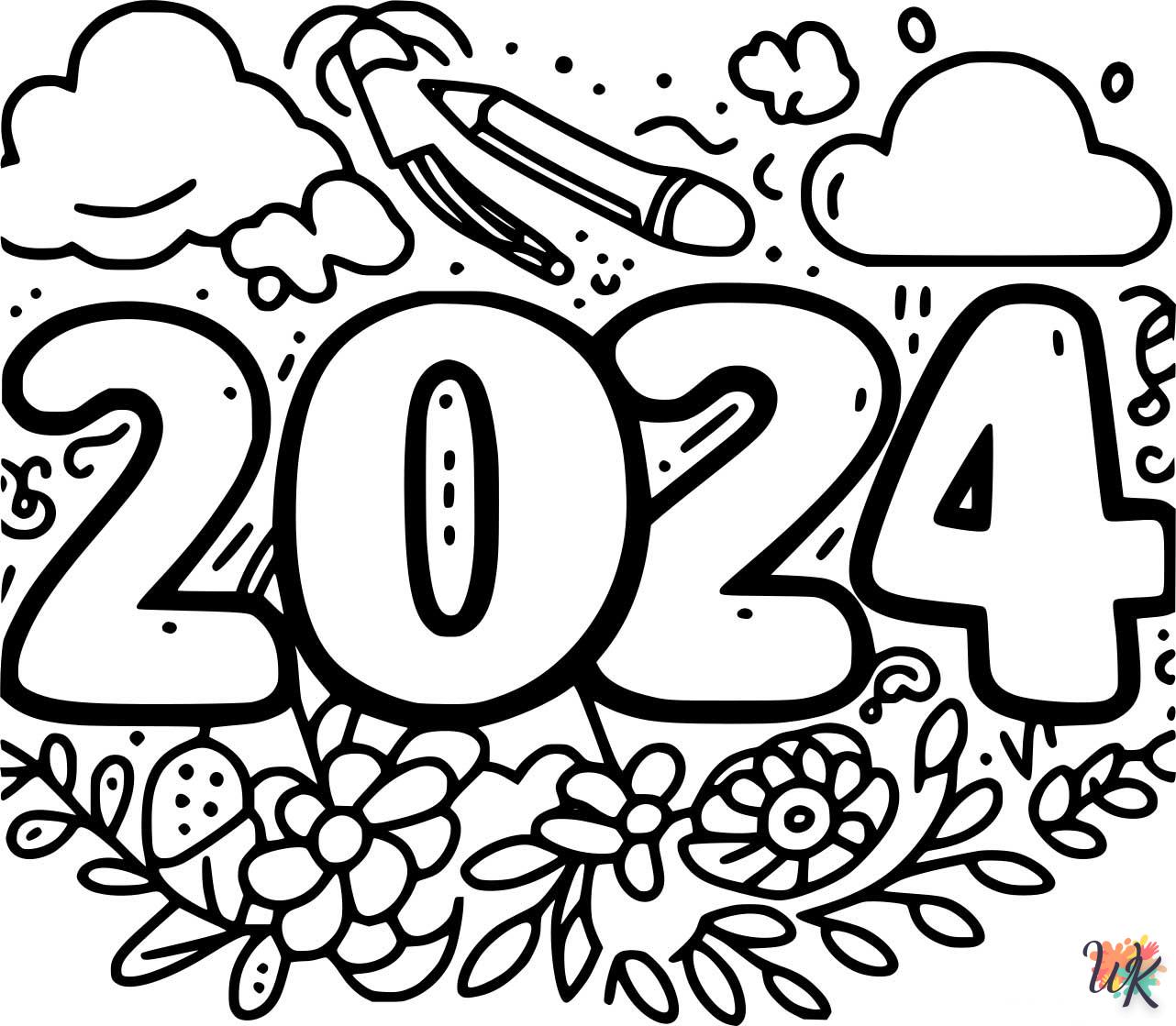 coloriage 2024  pour lutter contre le stress