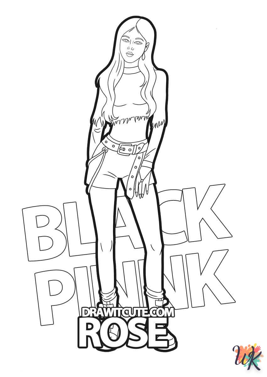 coloriage Blackpink  en ligne adulte gratuit