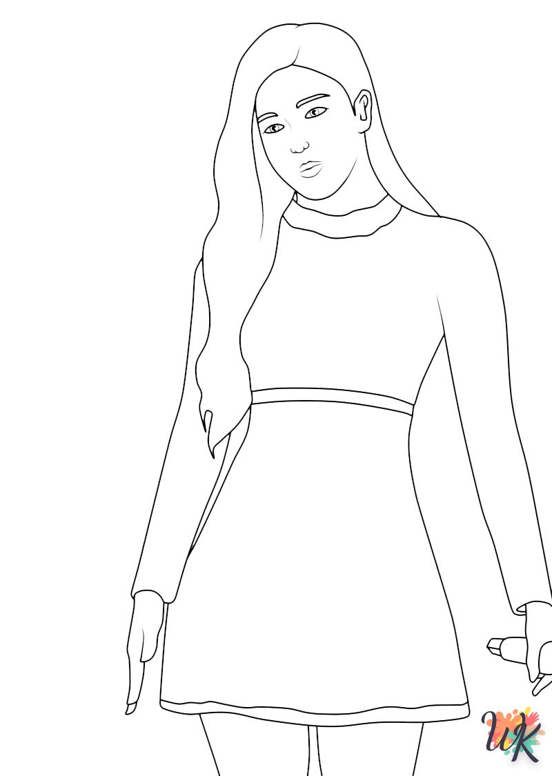 coloriage Blackpink  à imprimer gratuit