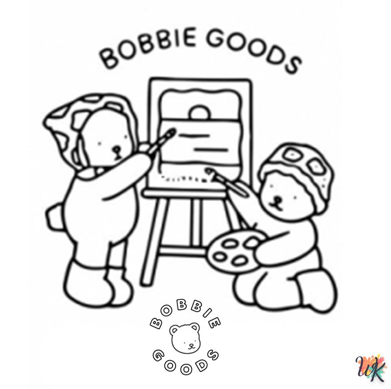 coloriage Bobbie Goods  de noël gratuit à imprimer en ligne