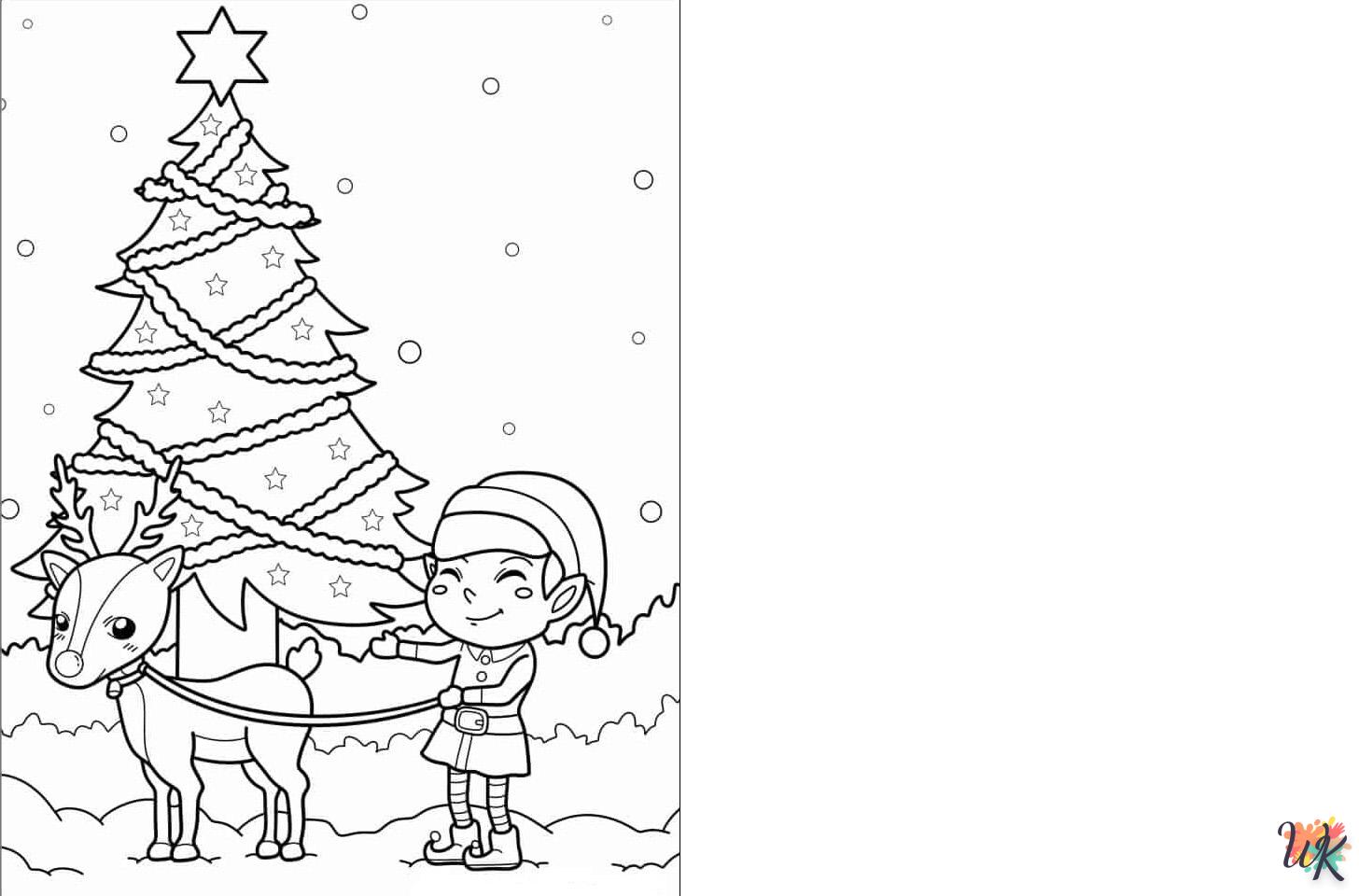 coloriage s Carte de Noël  pour enfants 2