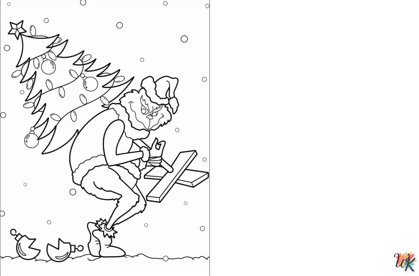 coloriage s Carte de Noël  pour enfants 1