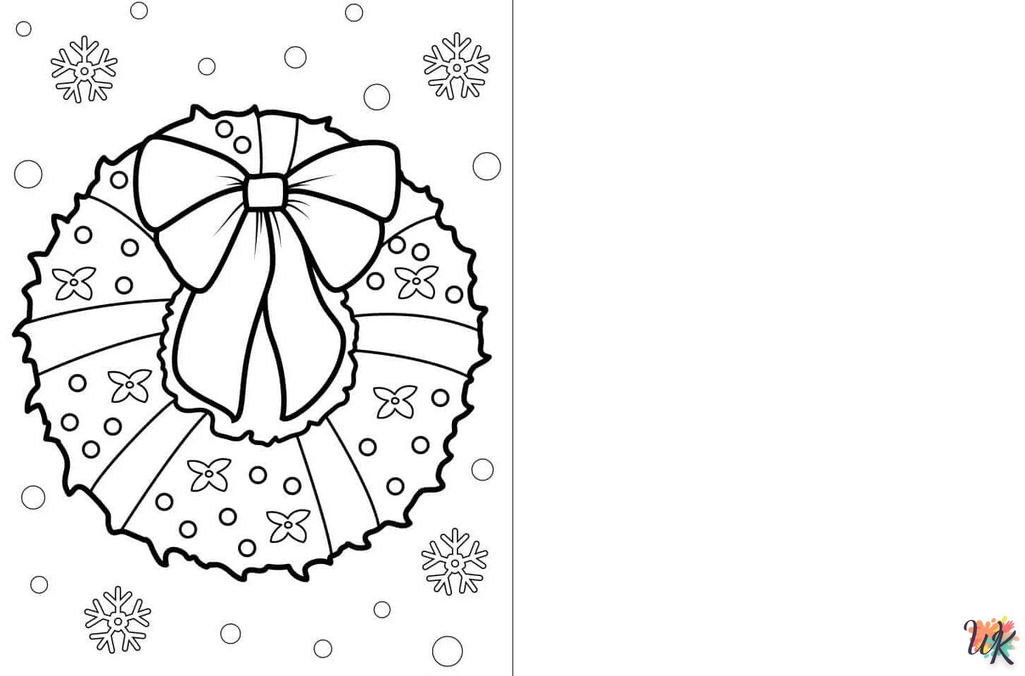 coloriage s Carte de Noël  à imprimer gratuit