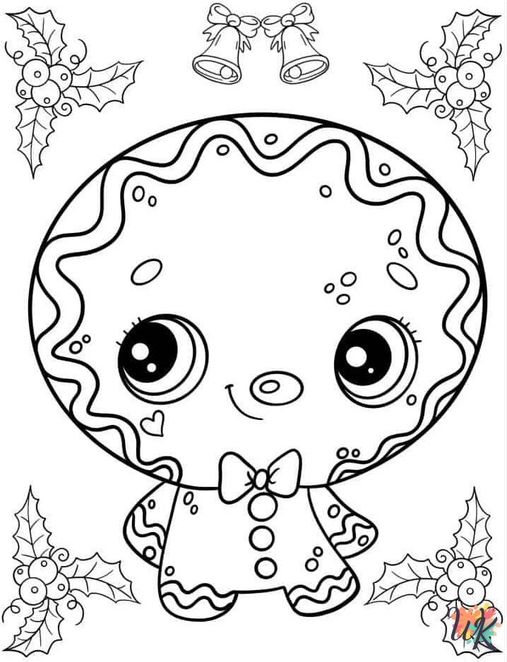 imprimer coloriage Gingerbread 1