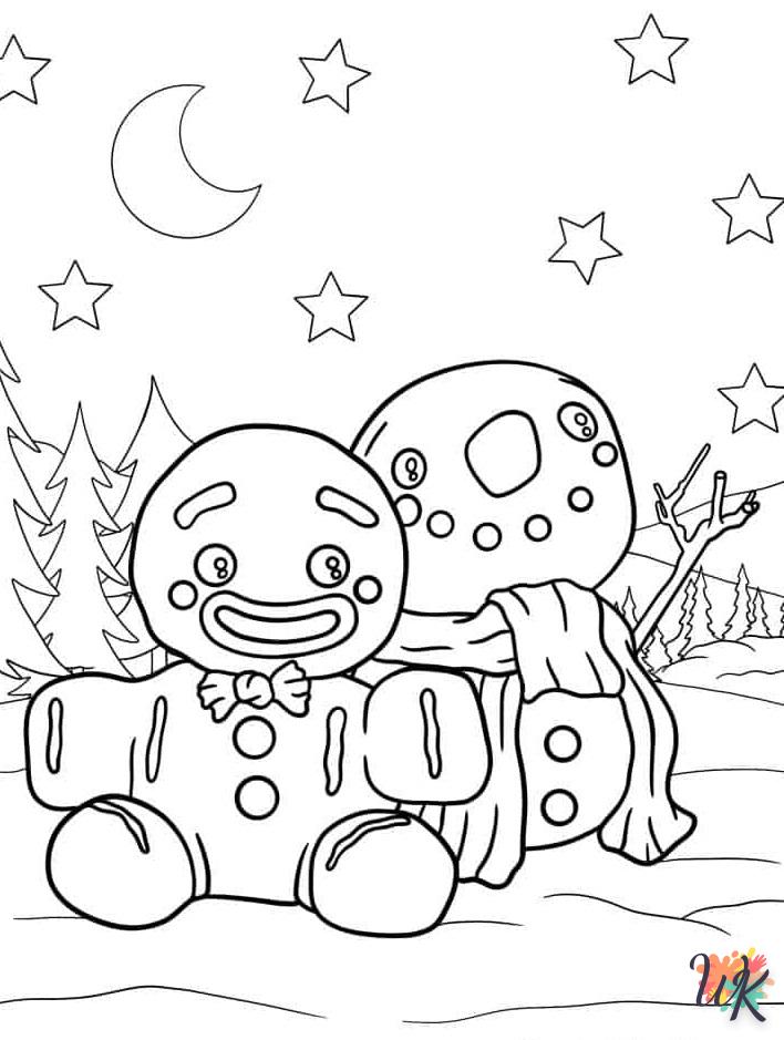 coloriage Gingerbread  a imprimer gratuit