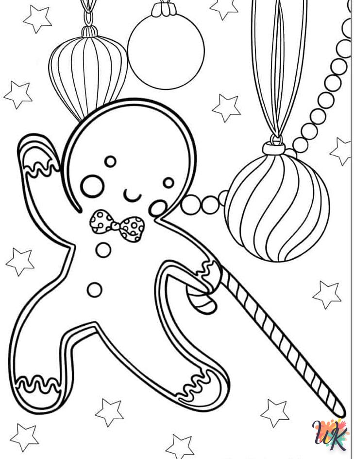 coloriage Gingerbread  à imprimer pour enfants