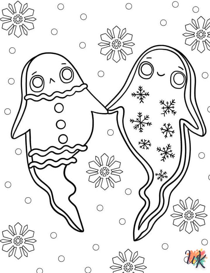 coloriage Gingerbread  gratuit pour enfants