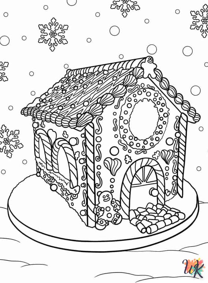 coloriage Gingerbread  pour enfant gratuit