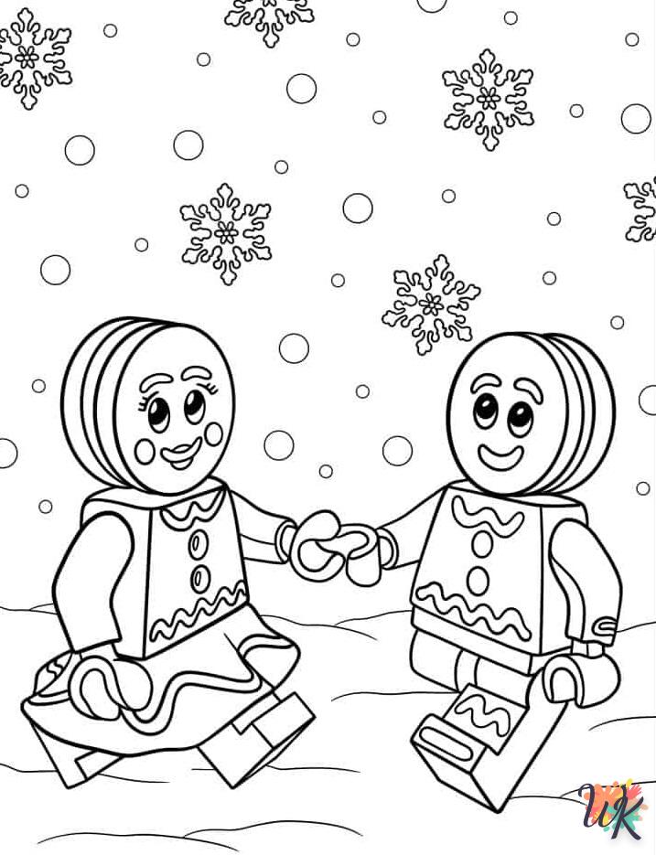 coloriage Gingerbread  d'enfant a imprimer