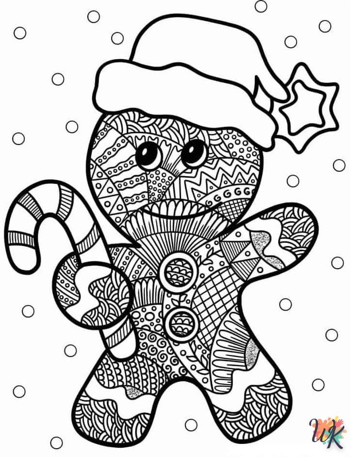 coloriage Gingerbread  a imprimer