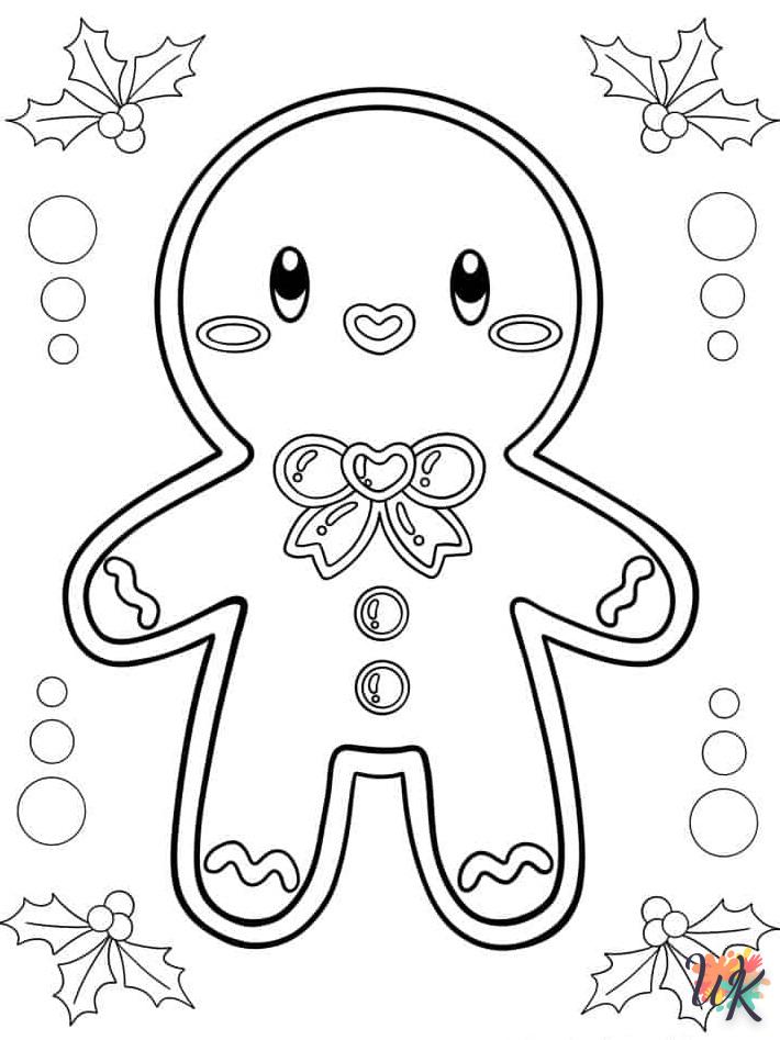 coloriage Gingerbread  gratuit à imprimer 2