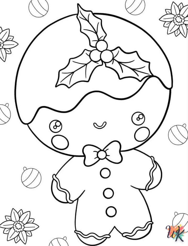 coloriage Gingerbread  animaux enfant a imprimer