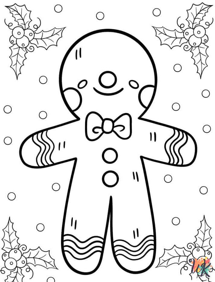 coloriage Gingerbread  gratuit