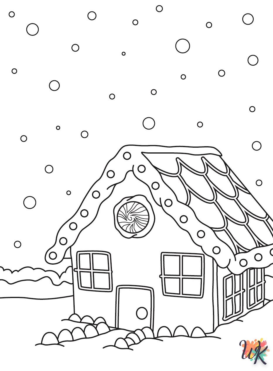 coloriage Gingerbread  à imprimer pour enfant de 7 ans