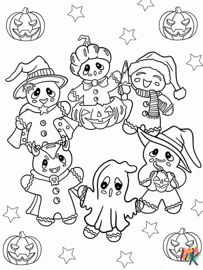 coloriage Gingerbread  a dessiner et imprimer