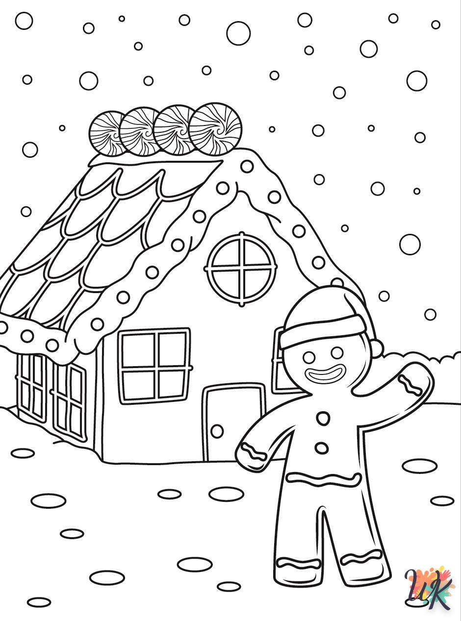 coloriage Gingerbread  à imprimer