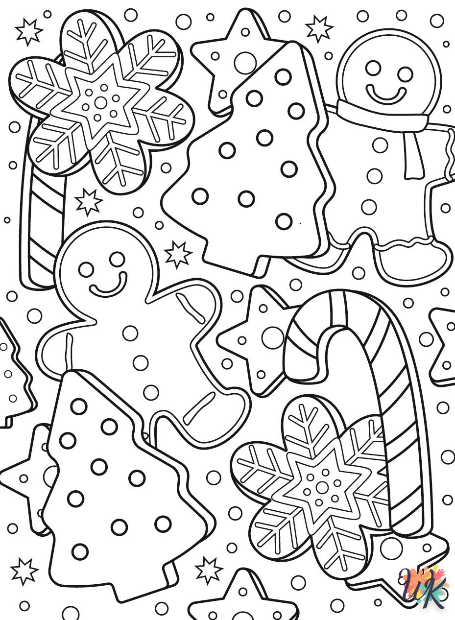 coloriage Gingerbread  a imprimer enfant 6 ans