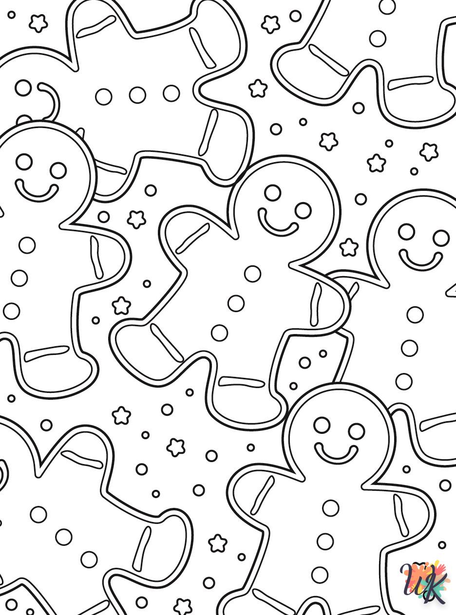 coloriage Gingerbread  en ligne maternelle