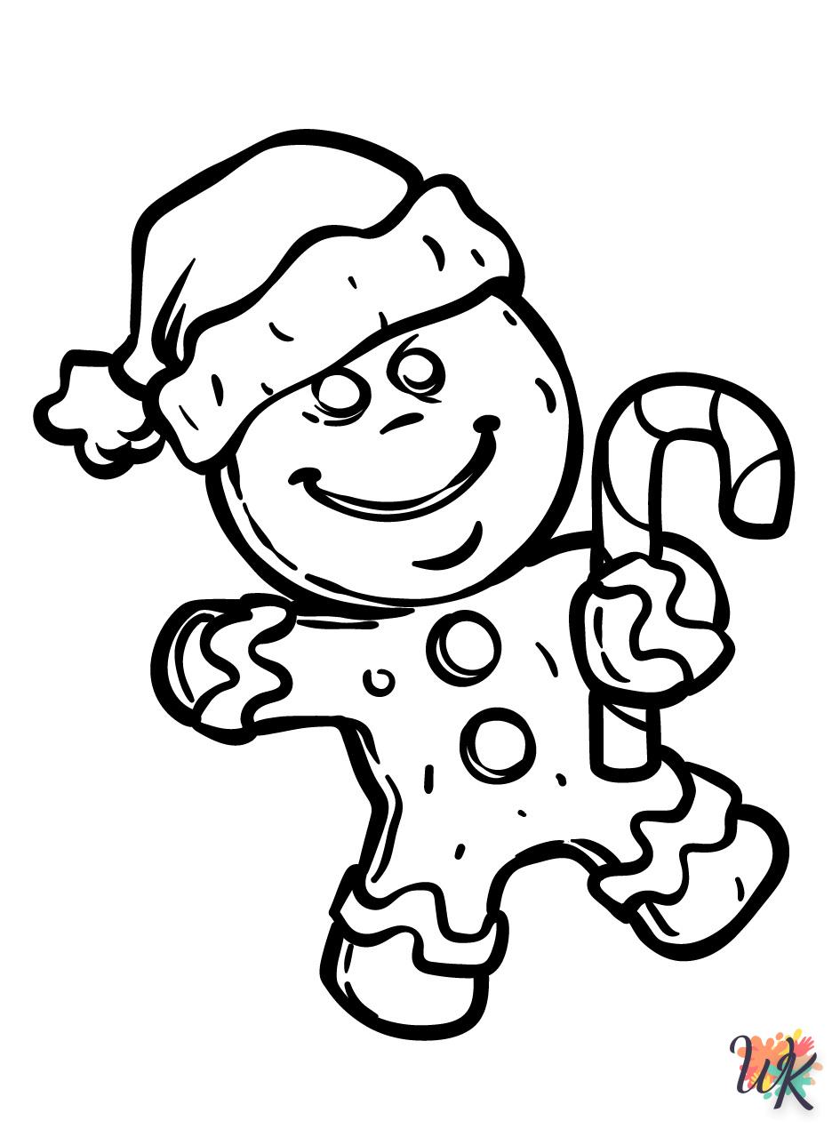 coloriage Gingerbread  pour enfant a imprimer