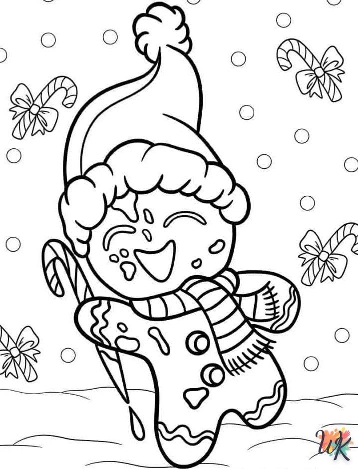 coloriage Gingerbread  pour enfants