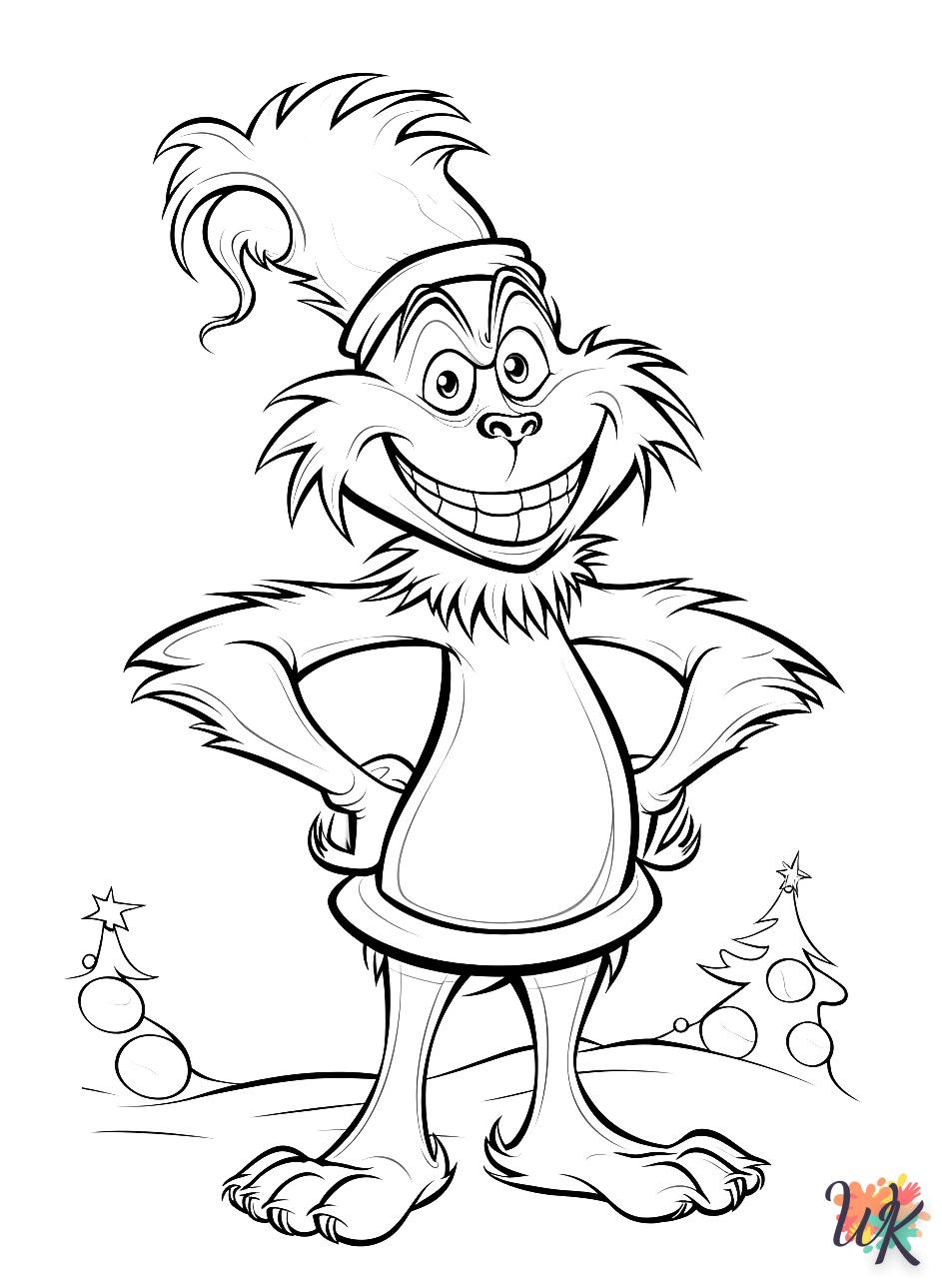 coloriage Grinch  en ligne gratuit