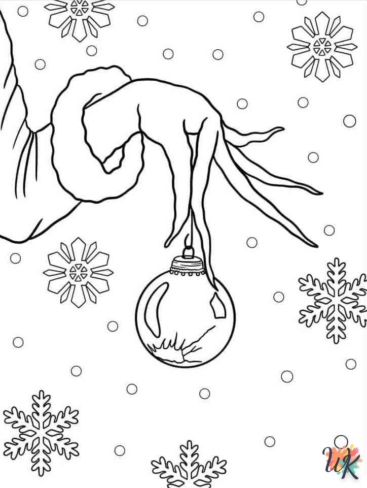 coloriage Grinch  a dessiner et imprimer