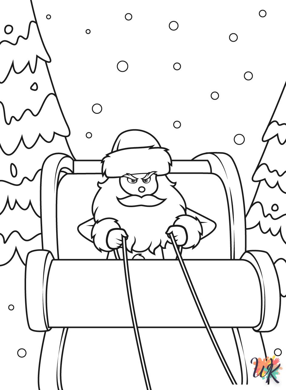 coloriage Grinch  a dessiner et imprimer 1