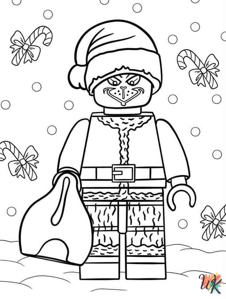 coloriage Grinch  pour enfants a imprimer 1