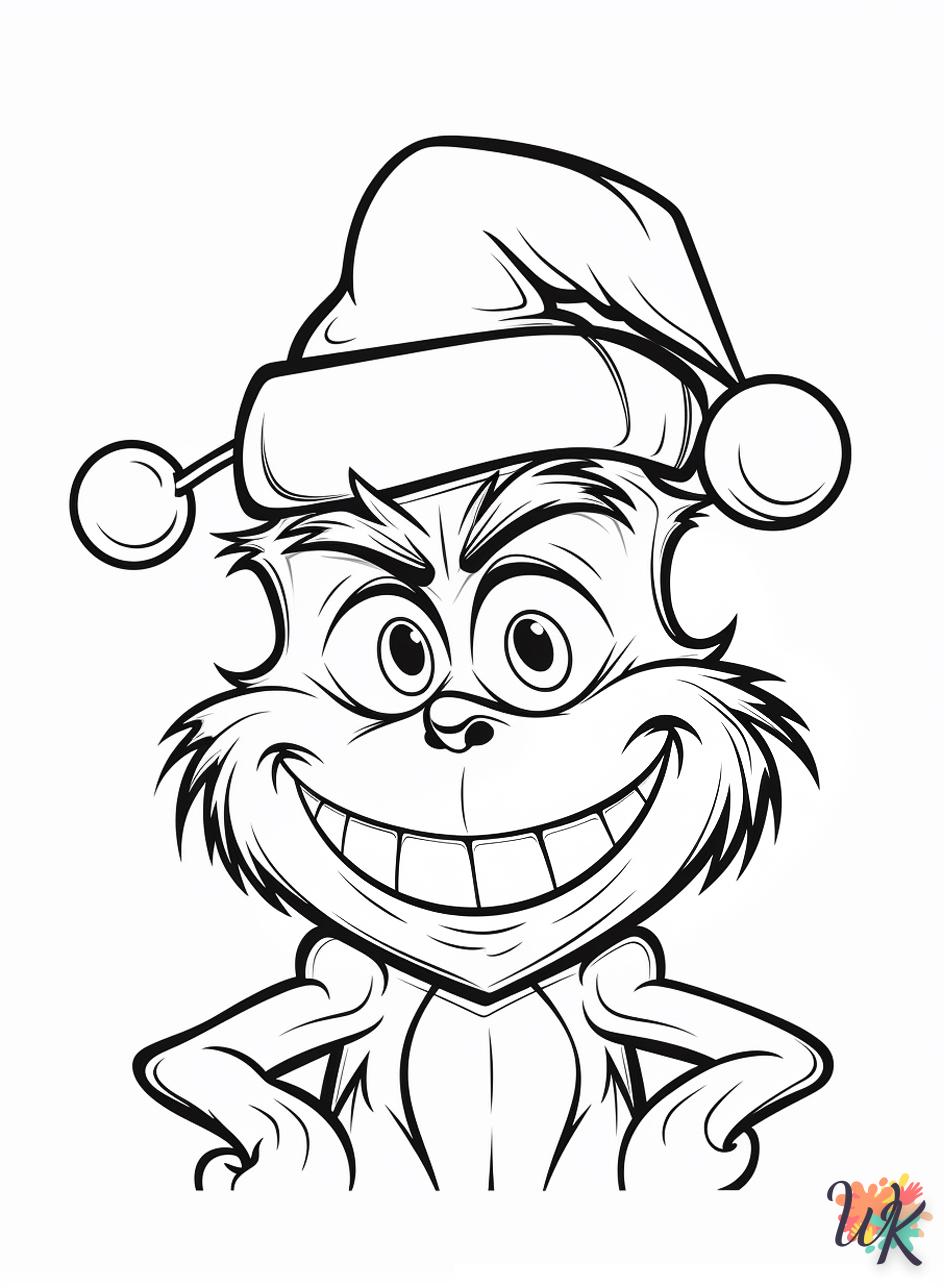 coloriage Grinch  magique à faire en ligne 1