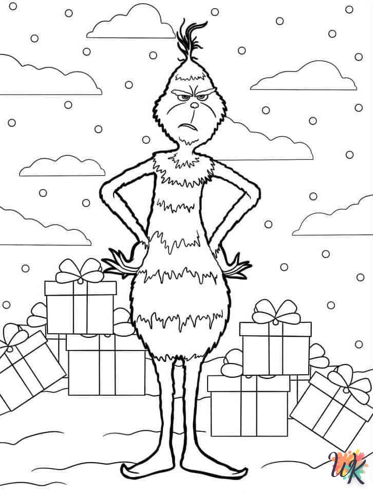 coloriage Grinch  en ligne adulte gratuit