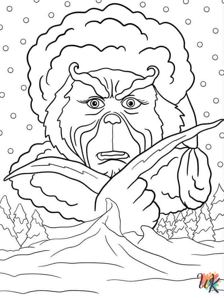 imprimer coloriage Grinch