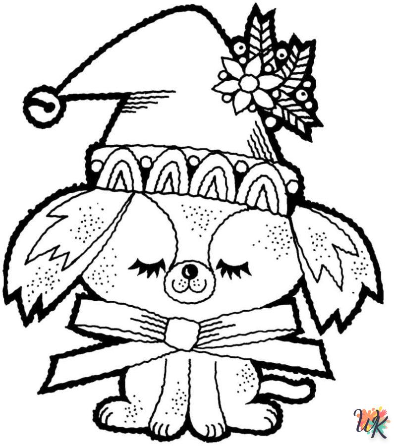 coloriage Noël Mignon  à imprimer gratuitement