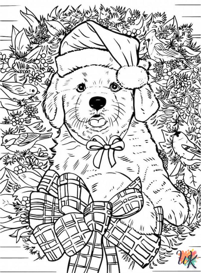 coloriage Noël Mignon  pour enfants a imprimer gratuit 1