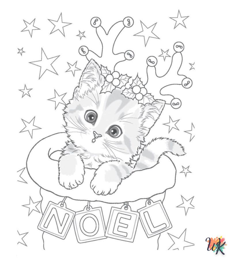 coloriage Noël Mignon  en ligne maternelle