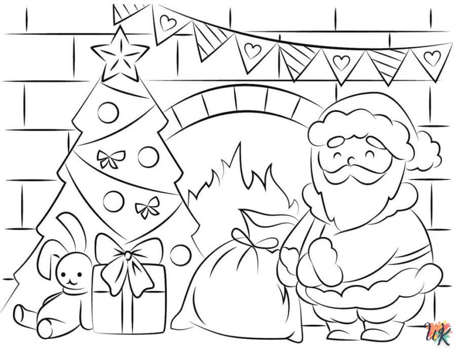 coloriage Noël Mignon  pour enfants