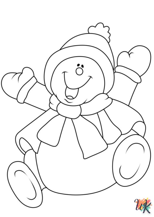 coloriage Noël Mignon  pour enfant