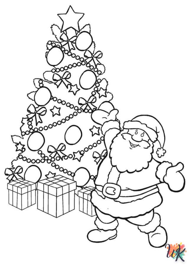 coloriage Noël Mignon  à imprimer