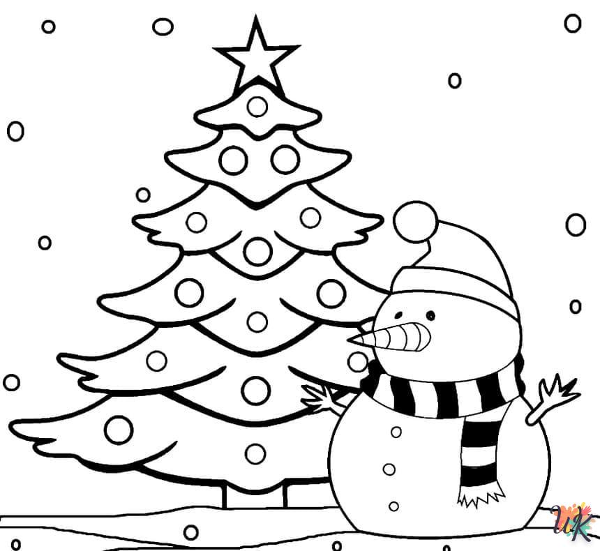 coloriage Noël Mignon  en ligne gratuit pour 12 ans
