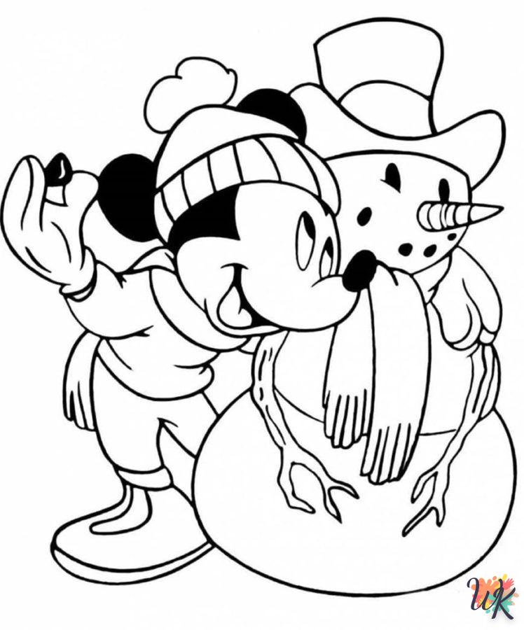 coloriage Noël Mignon  enfant à imprimer pdf 1