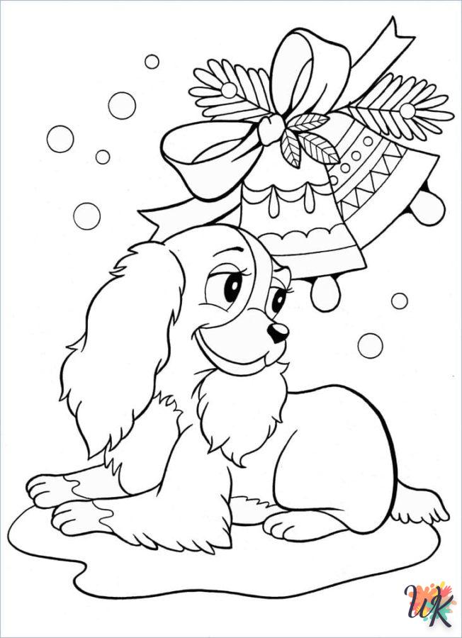 coloriage Noël Mignon  pour enfant de 6 ans 2