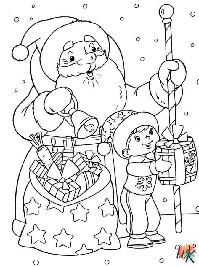 coloriage Noël Mignon  à colorier en ligne 1