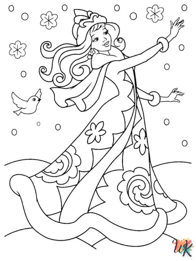 coloriage Noël Mignon  pour enfant de 3 ans 1