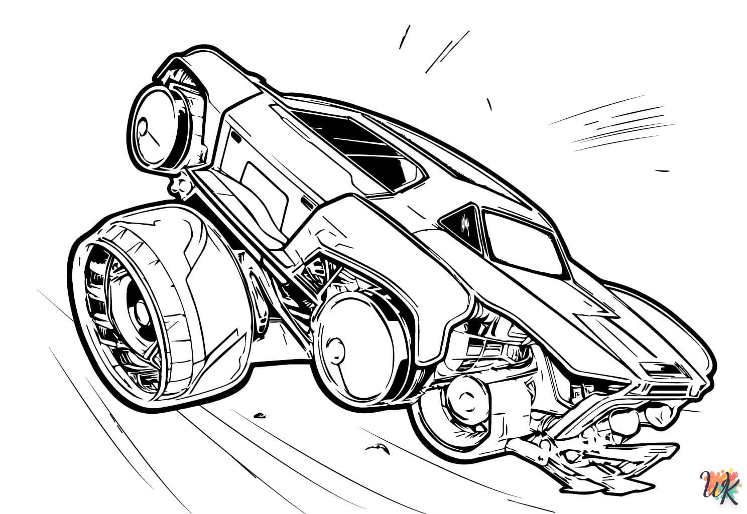 coloriage Rocket League  en ligne a colorier