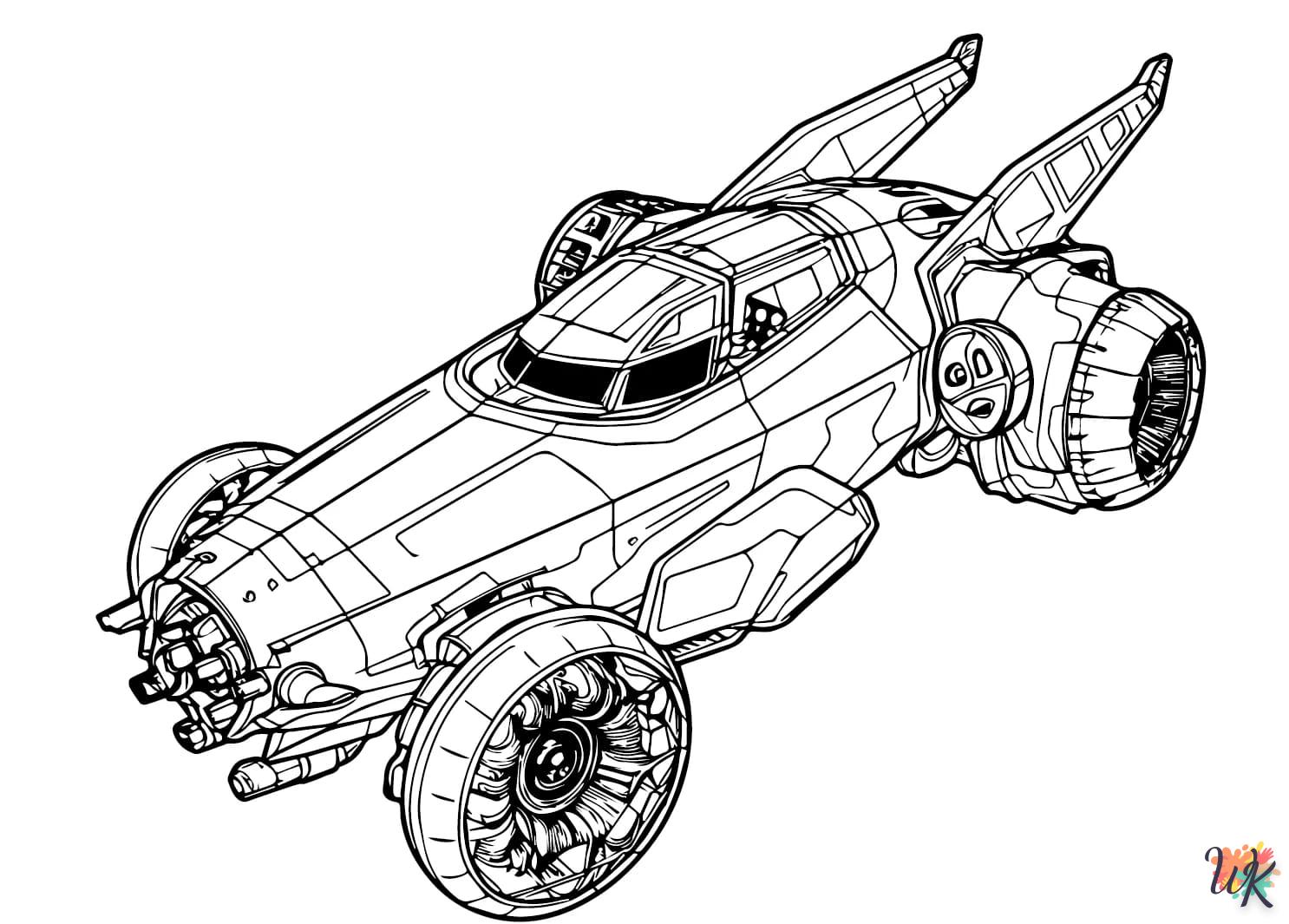 coloriage Rocket League  et découpage à imprimer